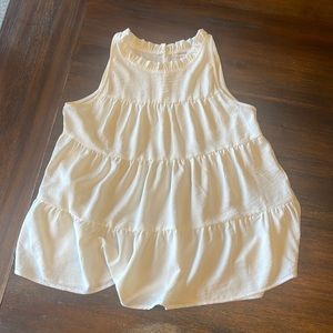 {Mittoshop} NWOT Baby Doll Tank